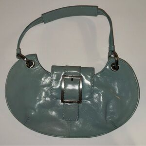 Kenneth Cole Chic Leather Hobo Bag – Pale Aqua Blue  - Excellent Condition
